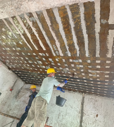 廣西樓板裂縫碳纖維加固修復補強案例